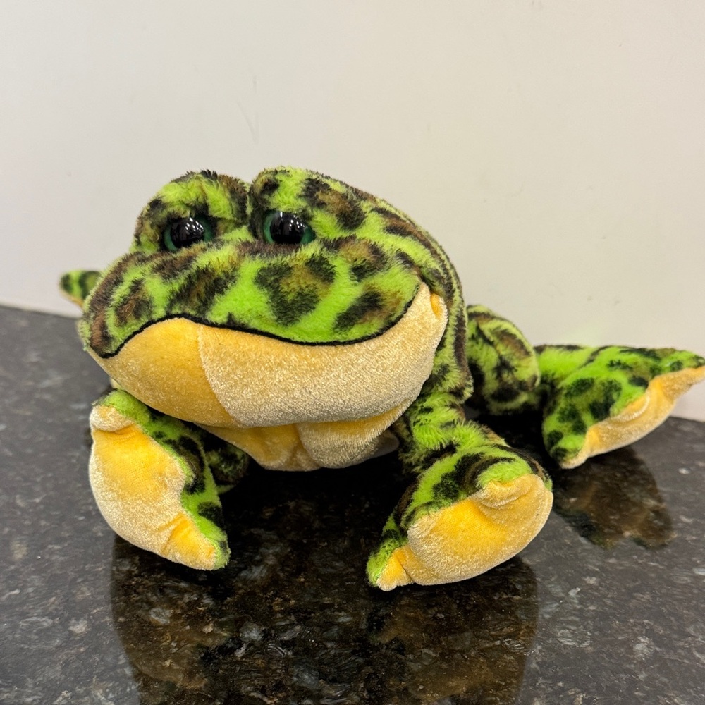 Vintage GANZ Webkinz ~ Bullfrog (9 inch) - No code